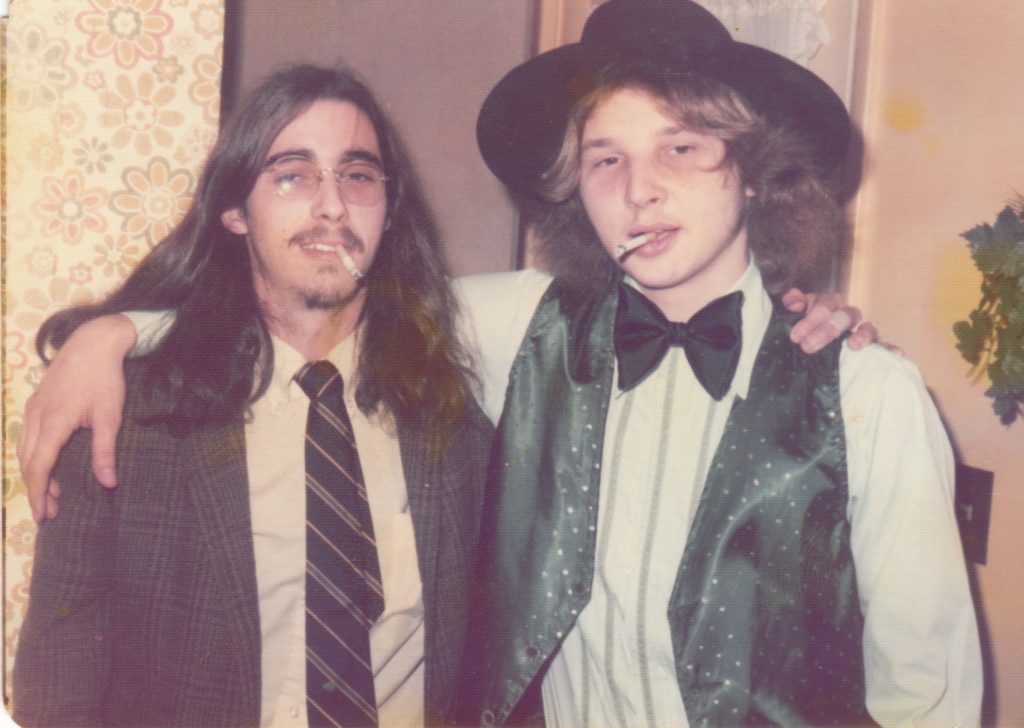 Garrett and The Kid Friendship, me with Handsome Johnny.