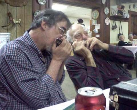Old friends, harmonica