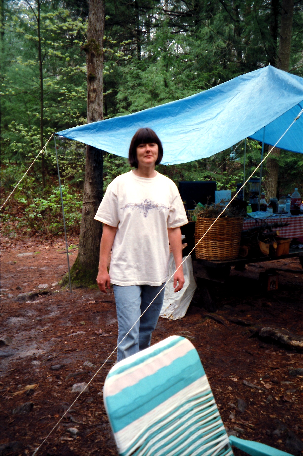 Deb, camping, sister, time marches on.