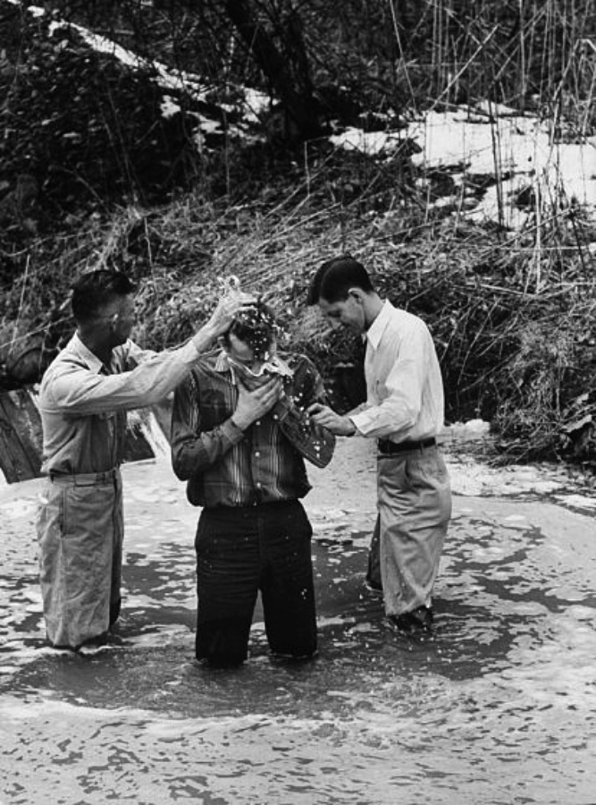 River baptism, wade in the water, higher calling.