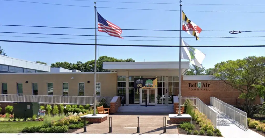 Bel Air Town Hall, the seat of small town charm.
