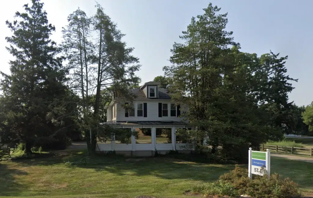 General Reckord's home, fading away.