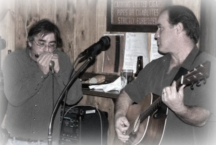 Wallis Bros playing live music. Could be playing Pancho and Lefty.