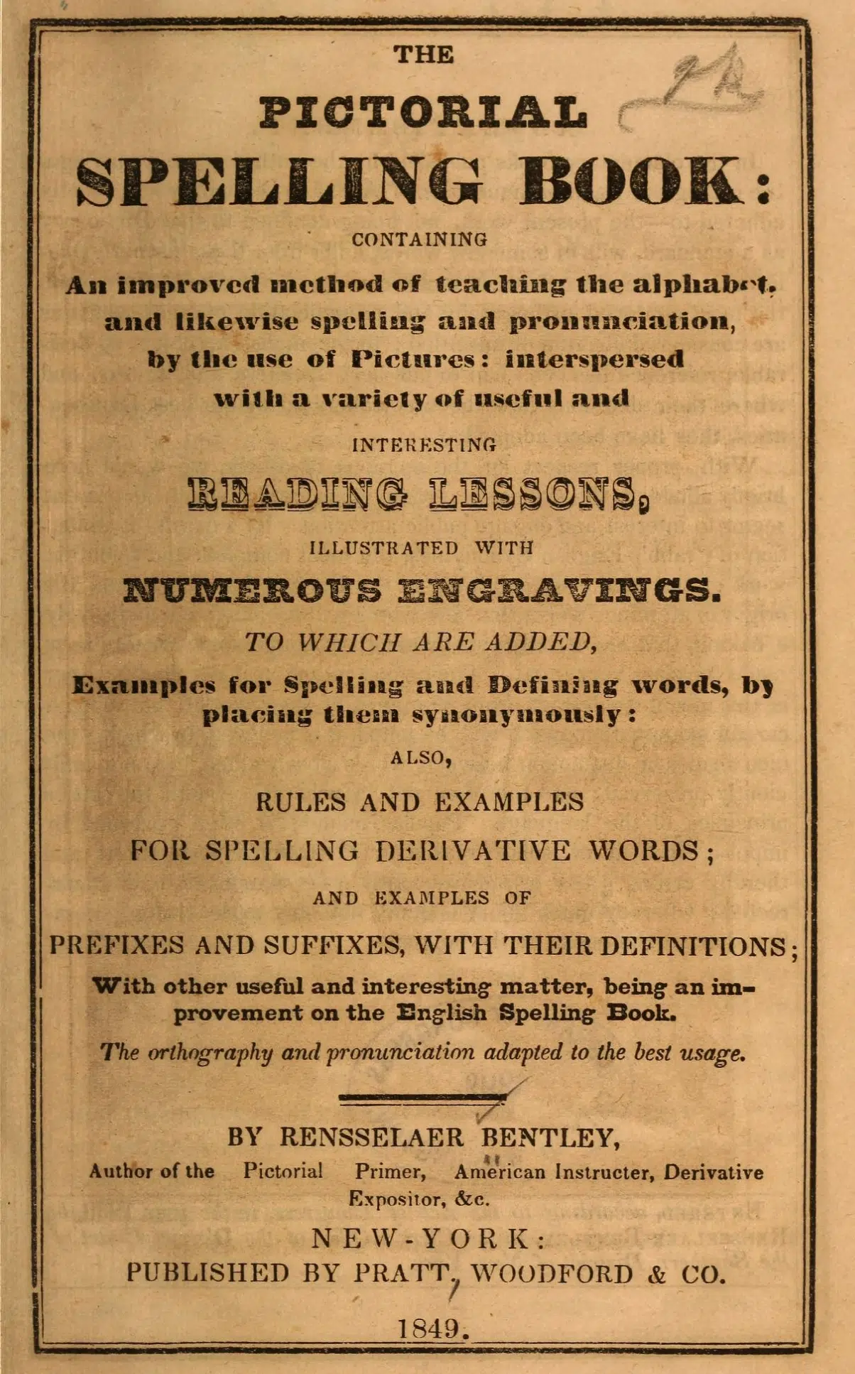 Spelling Book, 1849