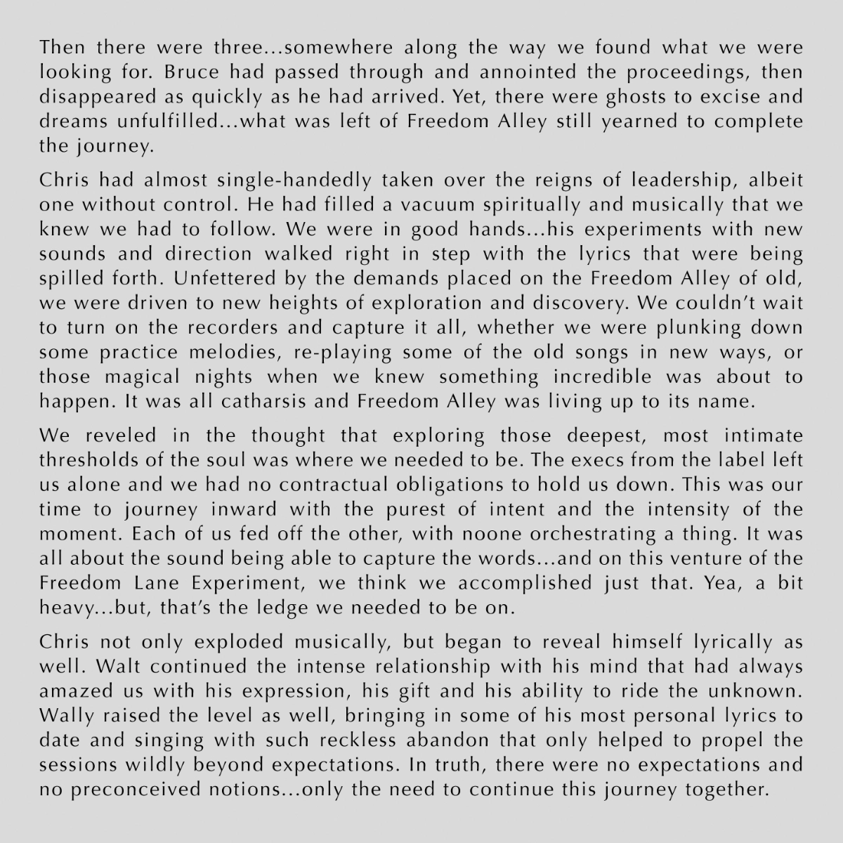 Volume IX-Inside Front Cover